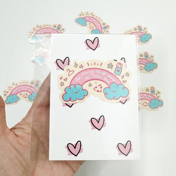 2/$24 NEW So Many Thrift Stores So Little Time Sticker, Thrifting Reseller Gift - Picture 4 of 7